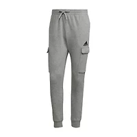 adidas Mens Cuffed Regular Fit Fleece Sweatpant