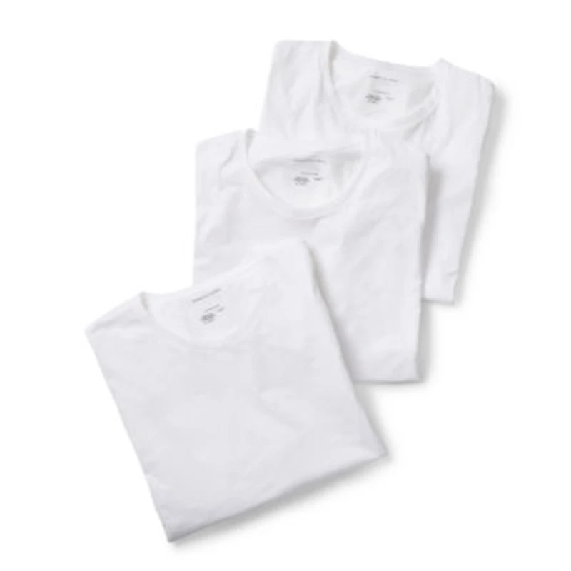 Shaquille O'Neal XLG Activated Cooling Mens 3 Pack Short Sleeve Crew Neck T-Shirt Big and Tall