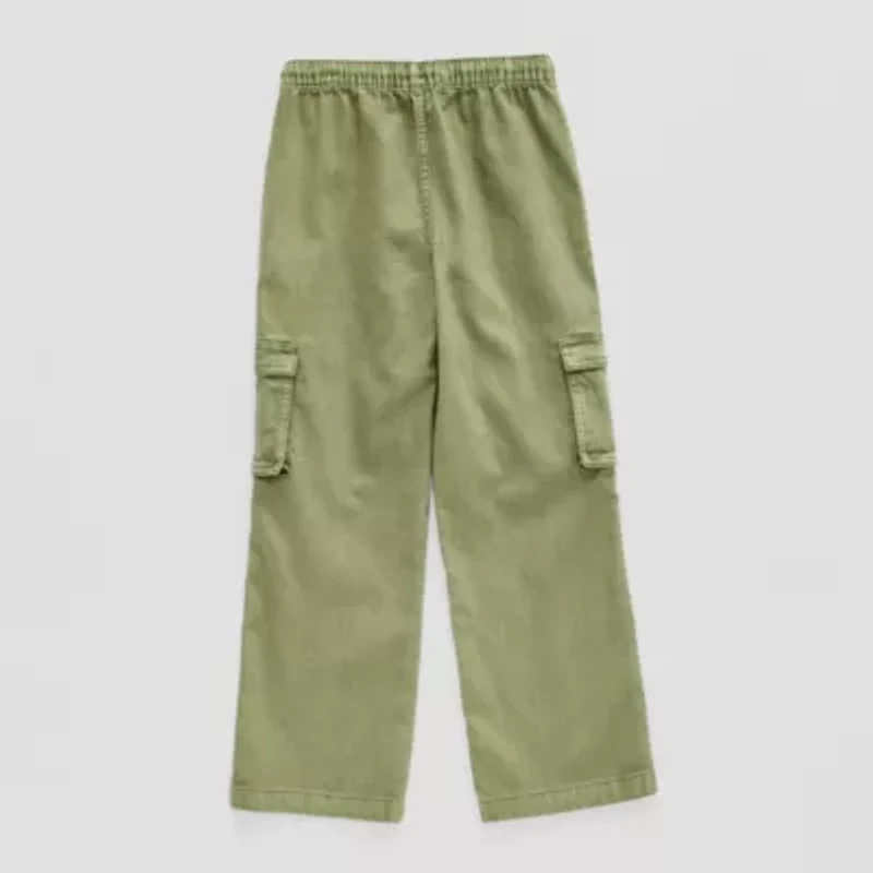 Roxy Big Kid Girls Drawstring Waist Wide Leg Cargo Pant