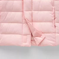 Okie Dokie Toddler Girls Adaptive Hooded Midweight Puffer Jacket