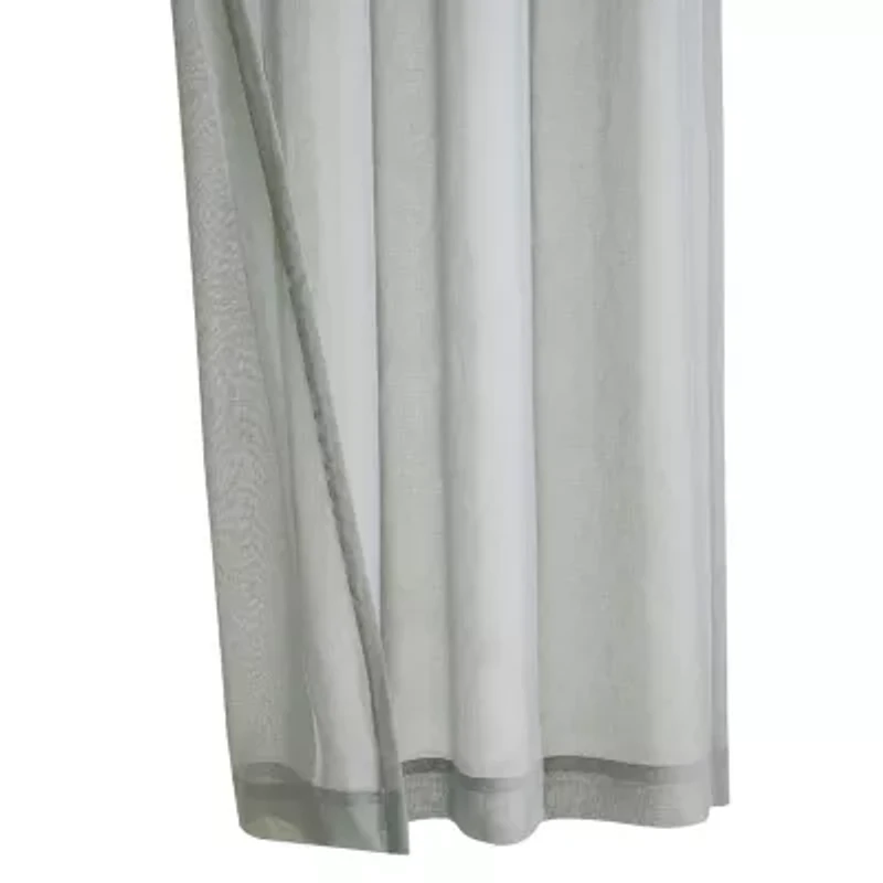 Luna Grommet Top Light-Filtering Single Curtain Panel