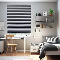Eco Estates Fabric Cordless Blackout Pleated Shade