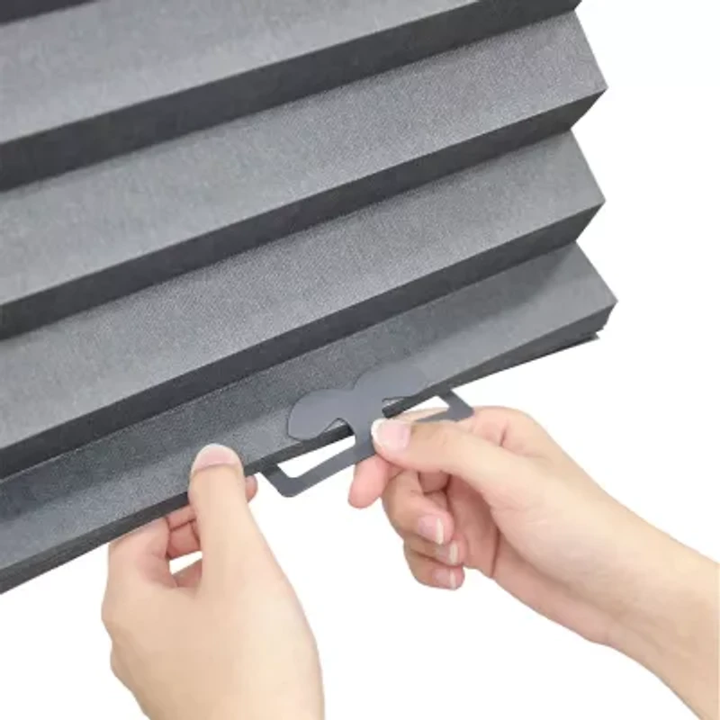 Eco Estates Fabric Cordless Blackout Pleated Shade