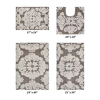 Better Trends Medallion -pc. Bath Rug Set