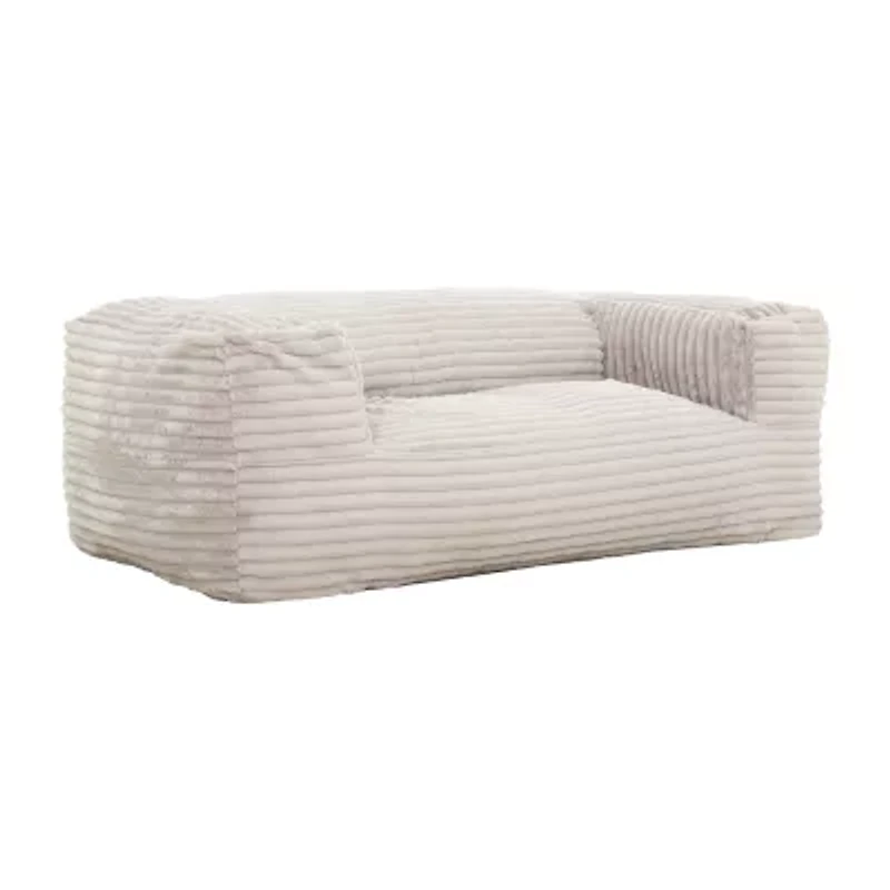 Sealy® Redd Corduroy Memory Foam Bean Bag Sofa-Style Chair