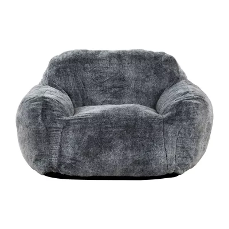 Sealy® Tore Faux Fur Memory Foam Bean Bag Chair
