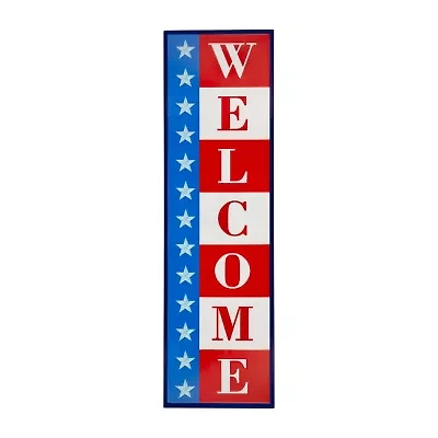 Northlight Americana Welcome Porch Sign