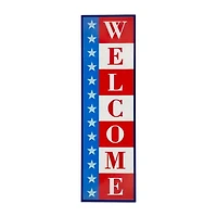 Northlight Americana Welcome Porch Sign