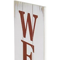 Northlight Welcome Usa Flag Porch Sign