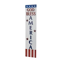 Northlight God Bless America Porch Sign
