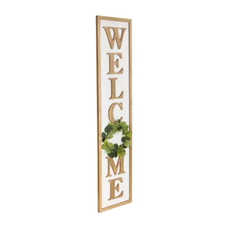 Northlight Welcome Framed Porch Sign