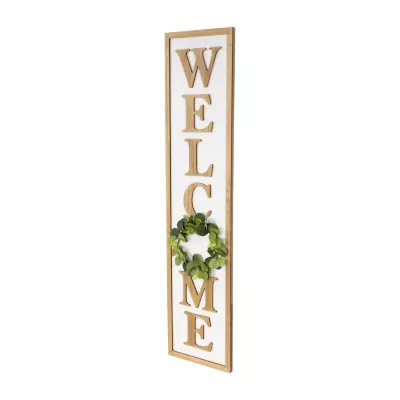 Northlight Welcome Framed Porch Sign