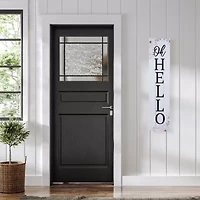 Northlight Floral Oh Hello Porch Sign
