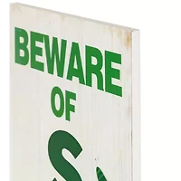 Northlight Beware Of Shenanigans St. Patricks Day Porch Sign