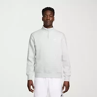 Nike Club Fleece Mens Mock Neck Long Sleeve Sweatshirt