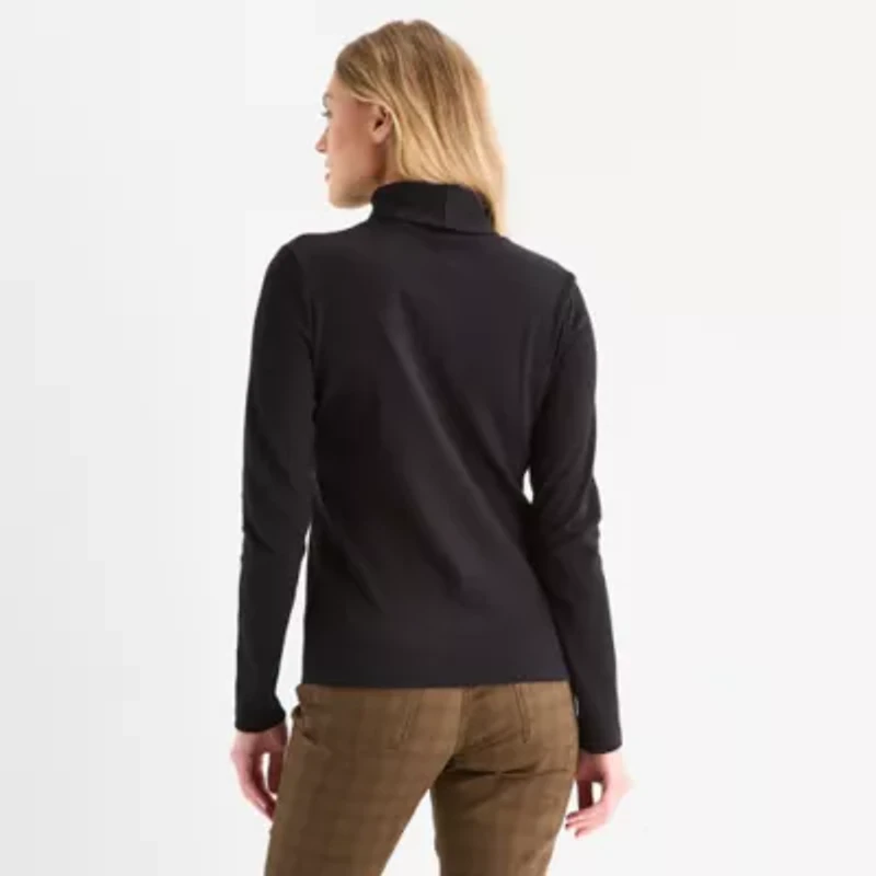 St. John's Bay Womens Tall Long Sleeve Turtleneck