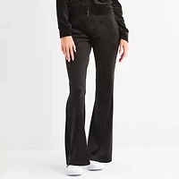 Juicy By Couture Womens Flare Mid Rise Juniors Track Pant