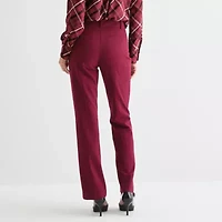 Liz Claiborne Audra Tailored Womens Straight Mid Rise Trouser