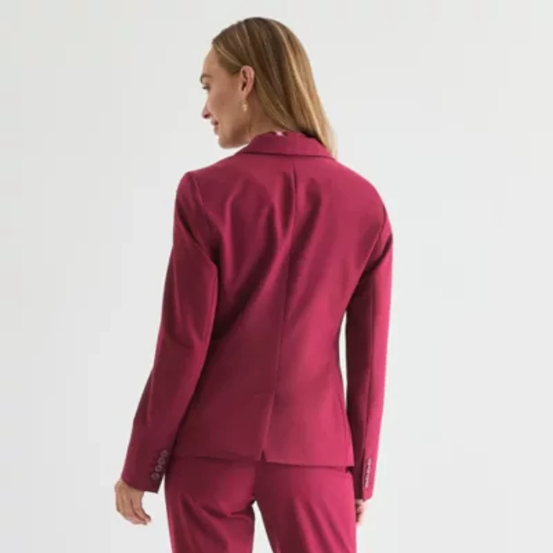 Liz Claiborne Kate Womens Stretch Fabric Classic Fit Blazer