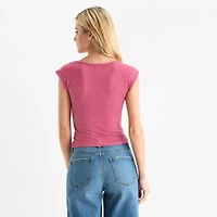 a.n.a Womens U Neck Sleeveless T-Shirt