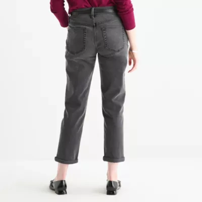 St. John's Bay Womens Mid Rise Regular Fit Jean