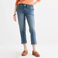 St. John's Bay Womens Mid Rise Regular Fit Jean