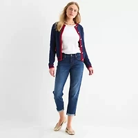 St. John's Bay Womens Mid Rise Regular Fit Jean