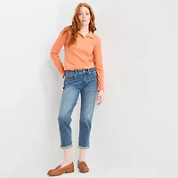 St. John's Bay Womens Mid Rise Regular Fit Jean