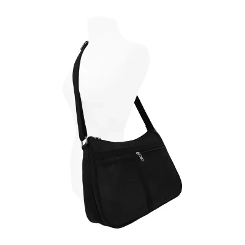 Bueno of California Nylon Hobo Crossbody Bag