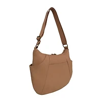 Bueno of California Double Zipper Hobo Crossbody Bag