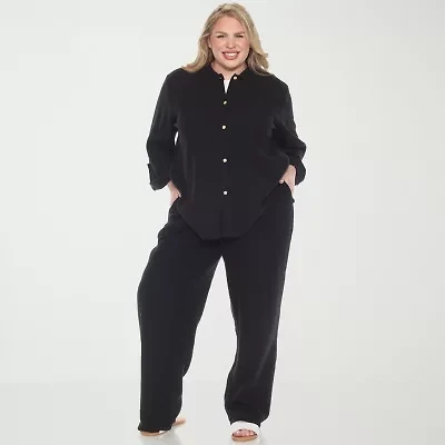 White Mark 2-pc. Pant Set-Plus