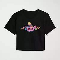 Womens Juniors Crew Neck Short Sleeve Regular Fit Graphic T-Shirt