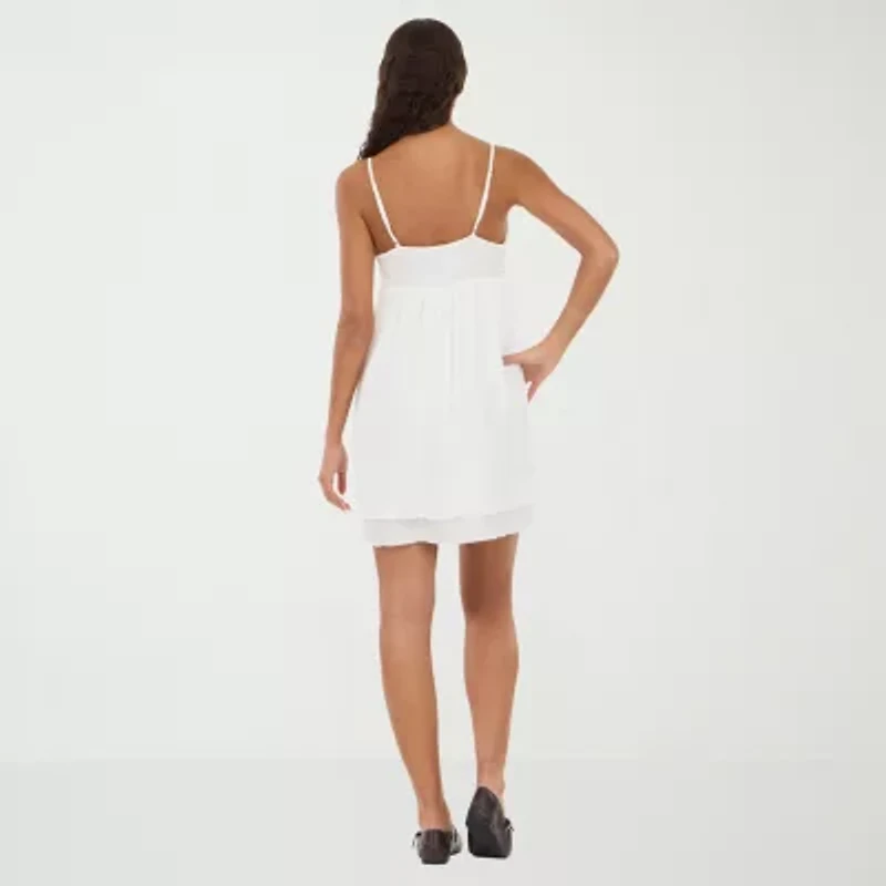 Forever 21 Womens Juniors V Neck Sleeveless Babydoll Dress
