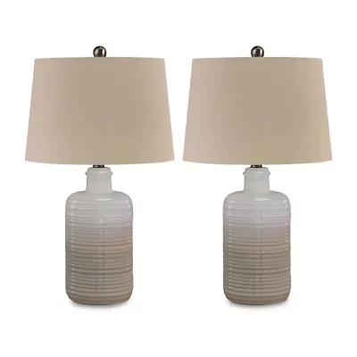 Signature Design by Ashley® Marnina 2-pc. Ceramic Table Lamp