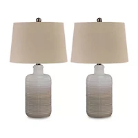 Signature Design by Ashley® Marnina 2-pc. Ceramic Table Lamp