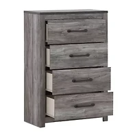 Signature Design by Ashley Bronyan 4-Drawer Chest in Dark Gray