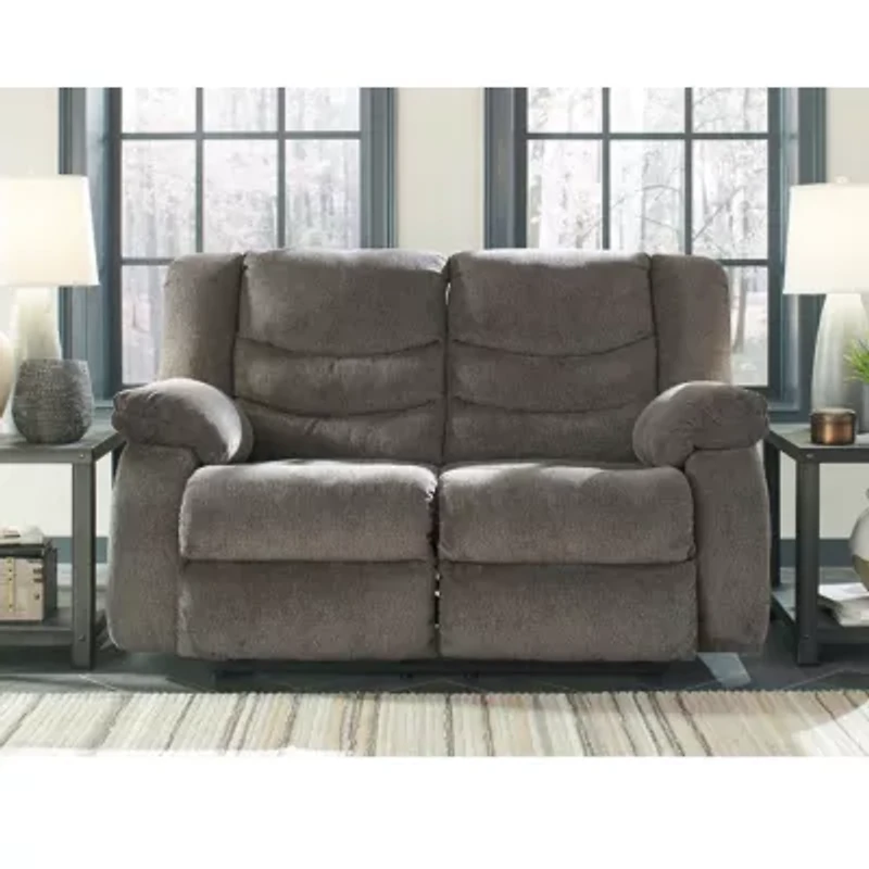 Signature Design by Ashley® Henderson Pad-Arm Reclining Loveseat