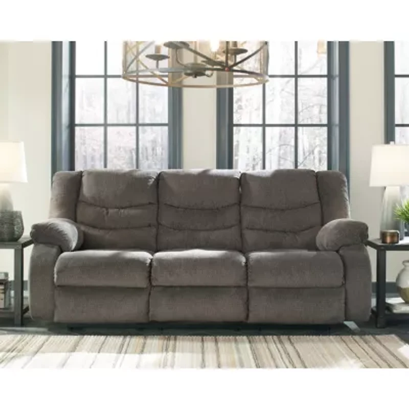 Signature Design by Ashley® Henderson Pad-Arm Reclining Sofa