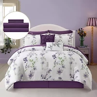Stratford Park Kendra Floral 10-pc. Easy Care Comforter Set