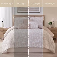 Stratford Park Kiera Geometric 7-pc. Easy Care Comforter Set