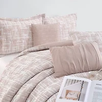 Stratford Park Kiera Geometric 7-pc. Easy Care Comforter Set