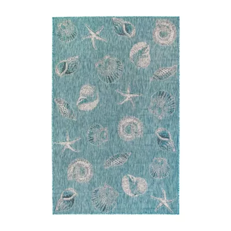 Liora Manne Shells Indoor Outdoor Rectangular Accent Rug