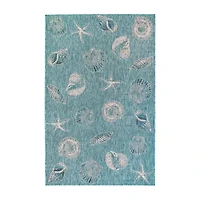 Liora Manne Shells Indoor Outdoor Rectangular Accent Rug