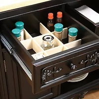 Pennington Kitchen Island with Granite Cutting Surface