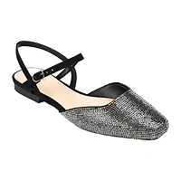 Journee Collection Nysha Womens Square Ballet Flats
