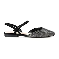 Journee Collection Nysha Womens Square Ballet Flats