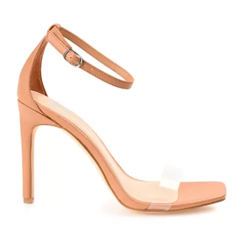 Journee Collection Lorelei Womens Round Open Toe Stiletto Heel Pumps