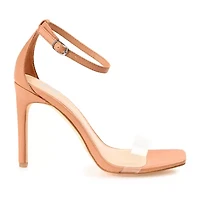 Journee Collection Lorelei Womens Round Open Toe Stiletto Heel Pumps