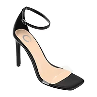 Journee Collection Lorelei Womens Round Open Toe Stiletto Heel Pumps