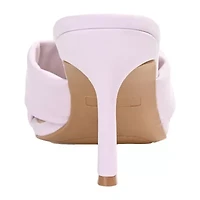 Journee Collection Oppal Womens Round Open Toe Stiletto Heel Pumps